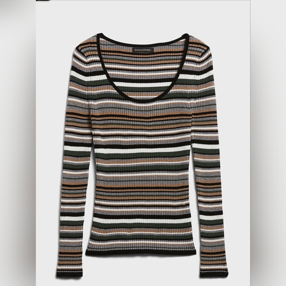 Banana Republic Multicolor Striped Blouse Sm NW5
